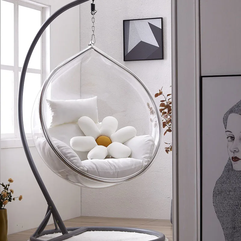 Outdoor Furniture Metal Chairs - Premium Stand Indoor Garden Chair Swing