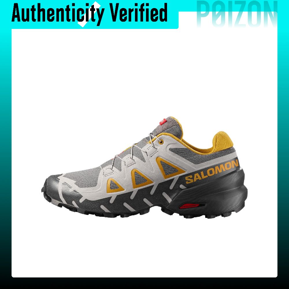 Salomon Shoes Speedcross 6 - サロモン スピードクロス 6 トレイルランニングシューズ 男女兼用 グレー