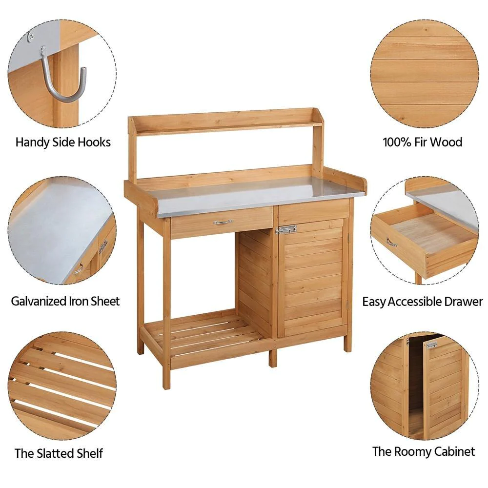 屋外家具用の屋外家庭用無垢材の作業台 - Outdoor Furniture Wood のレビューと価格
