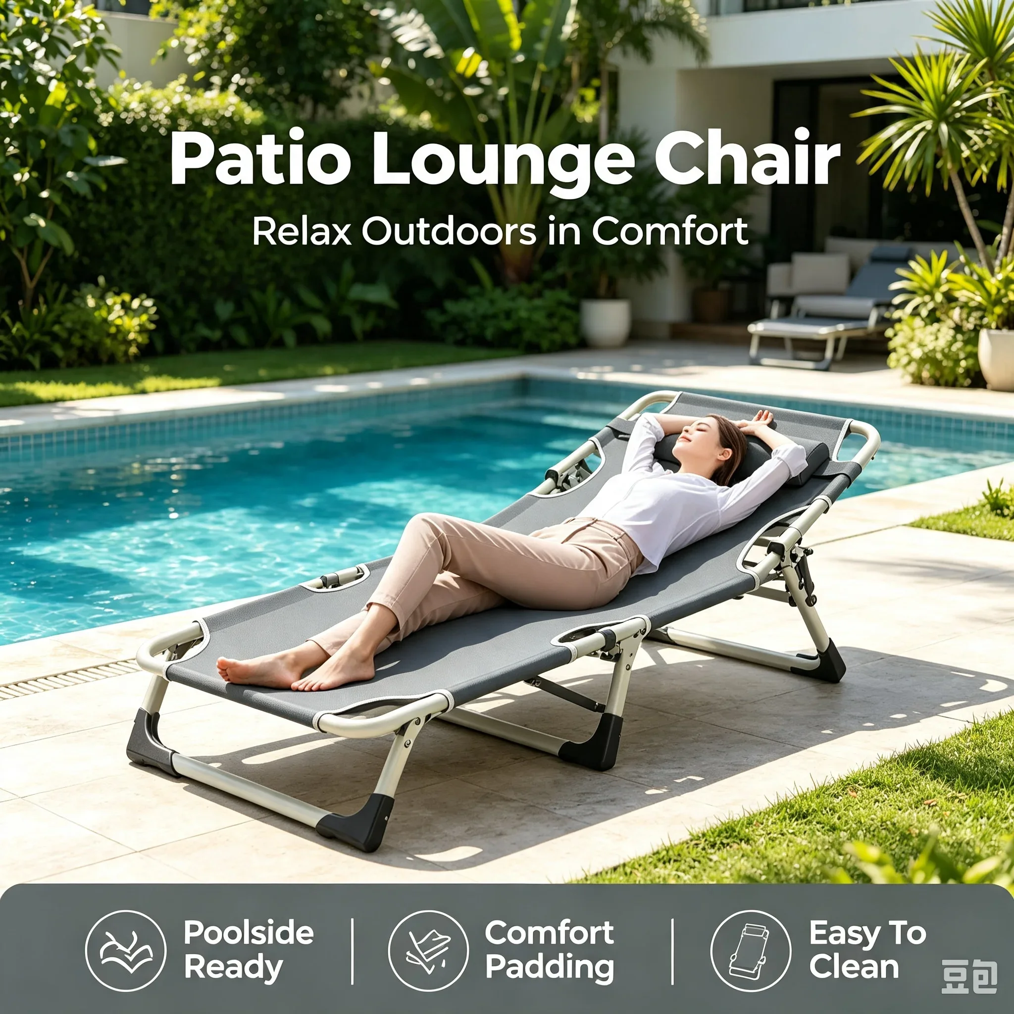 オフィスランチ用折りたたみラウンジチェア、二通りの使い方がで - Outdoor Daybed Furniture のレビューと価格