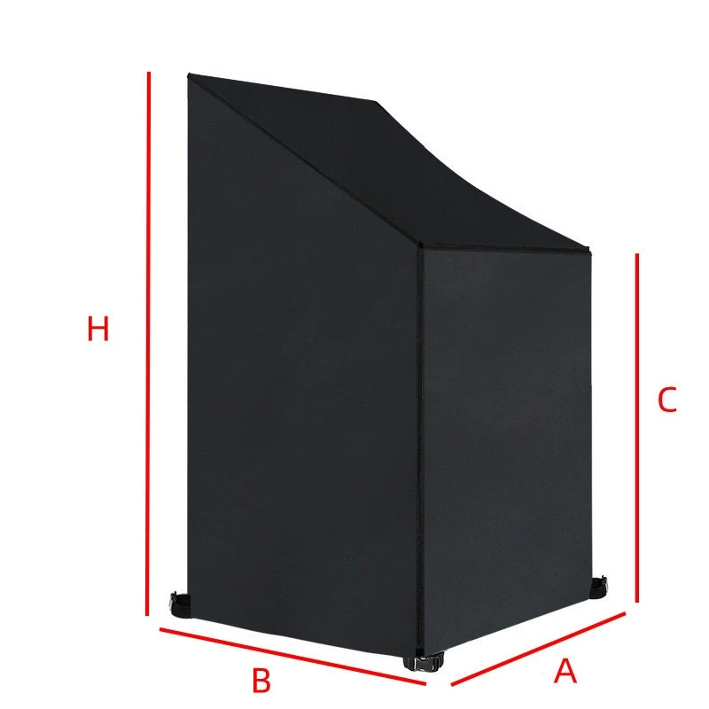 防水ブラック屋外家具カバー – スタッキングチェア、パティオ - Outdoor Furniture Diy のレビューと価格