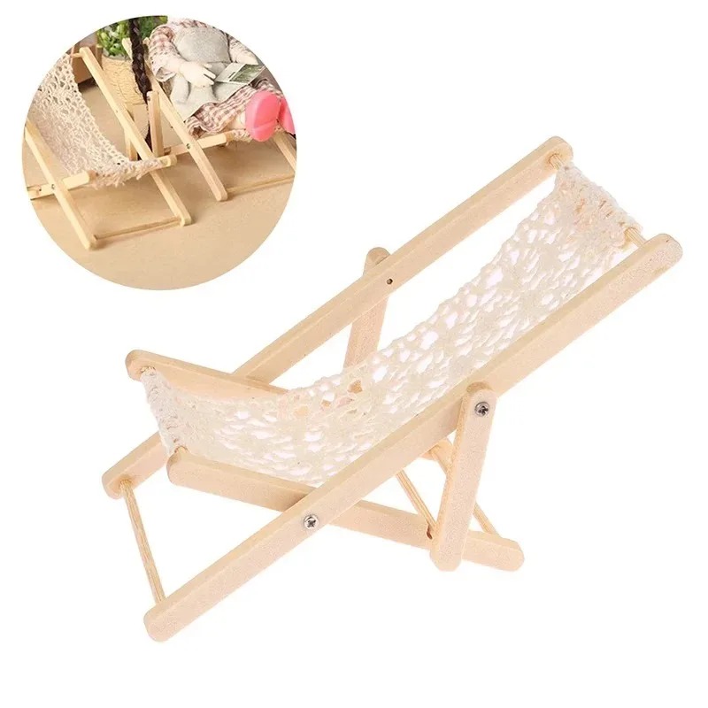 1/12スケール折りたたみ式ビーチデッキチェアミニ家具モデル - Outdoor Furniture Diy のレビューと価格