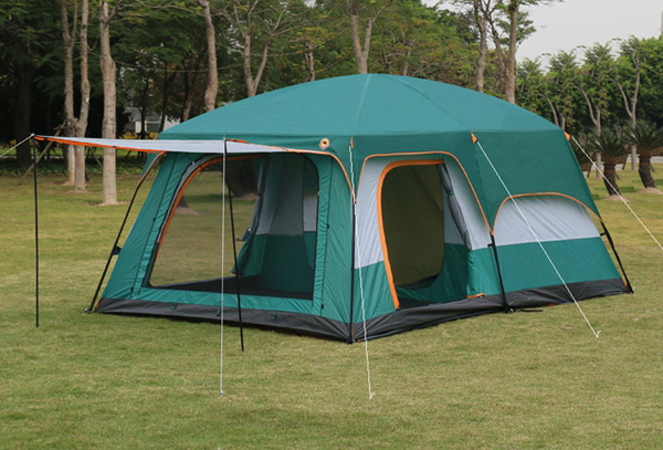 WOQI 二部屋特大屋外キャンプテント 6～10人用 防水屋 - Outdoor Furniture Luxury のレビューと価格