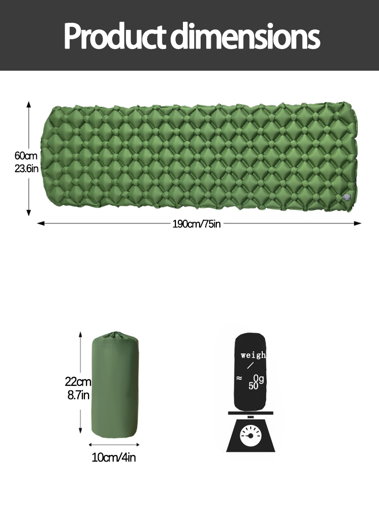 キャンプ用インフレータブルマットレス テント用折りたたみキャ - Outdoor Daybed Furniture のレビューと価格